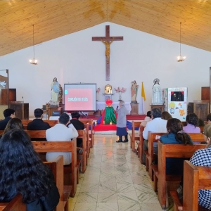 Realizan tercera sesión del Plan de Competencias Profesionales para los funcionarios/as del colegio abordando el Sagrado Corazón de Jesús